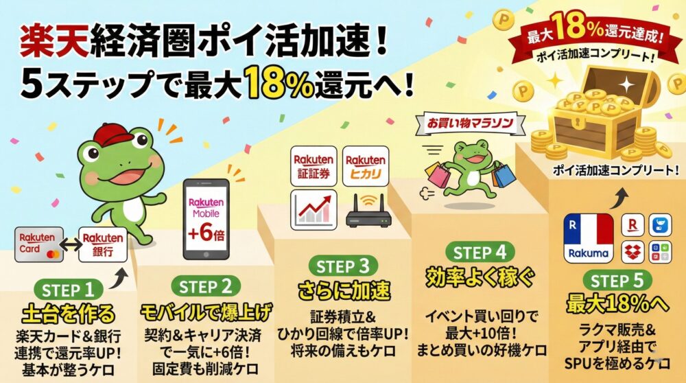 楽天経済圏完成までの５STEP